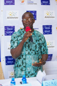 Child engaged in tech education